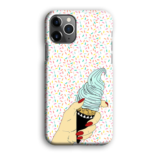 Ice Cream on Beauty Hand iPhone 12 Pro 3D Case