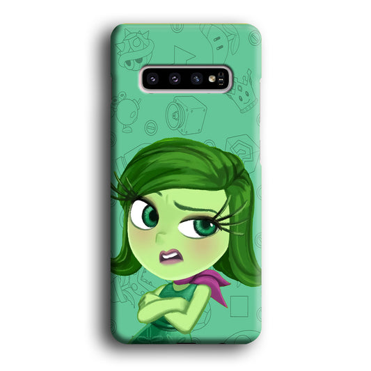 Inside Out Disgust Expression Samsung Galaxy S10 Plus 3D Case