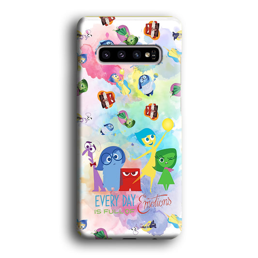 Inside Out Emotions Every Day Samsung Galaxy S10 3D Case
