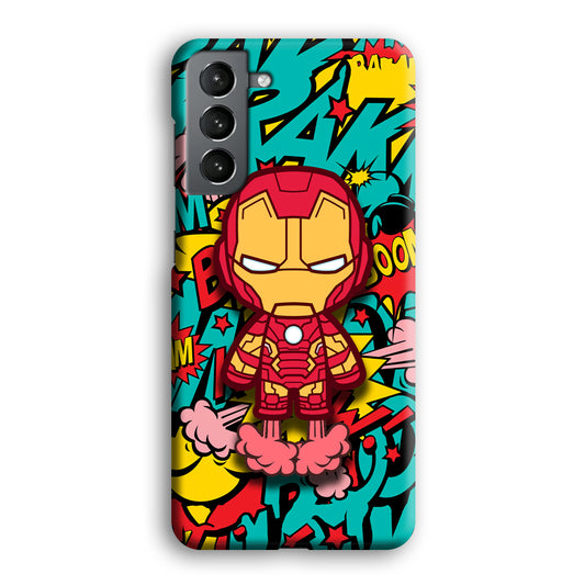 Iron Man Power Booster Samsung Galaxy S21 3D Case