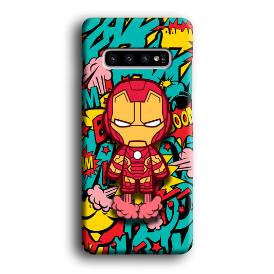 Iron Man Power Booster Samsung Galaxy S10 3D Case