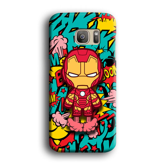 Iron Man Power Booster Samsung Galaxy S7 Edge 3D Case