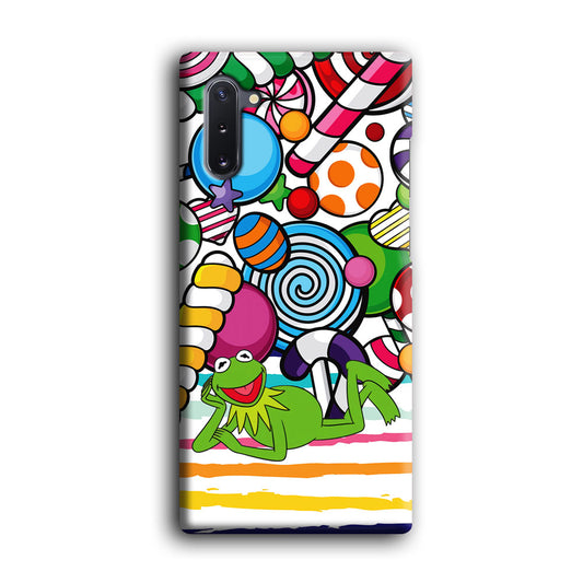 Kermit Frog Candy Time Samsung Galaxy Note 10 3D Case