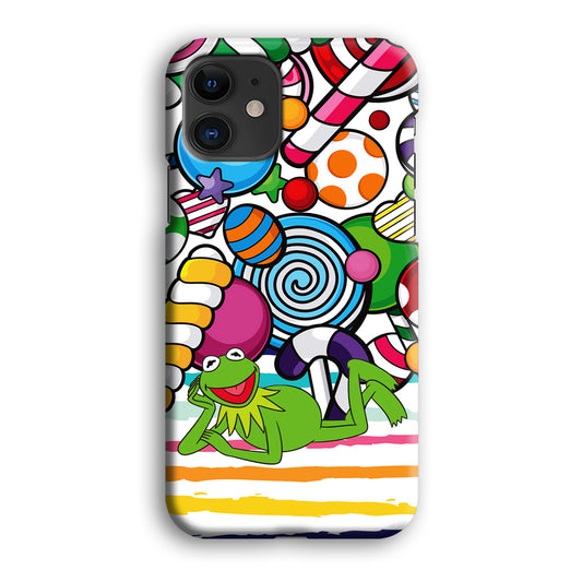 Kermit Frog Candy Time iPhone 12 3D Case