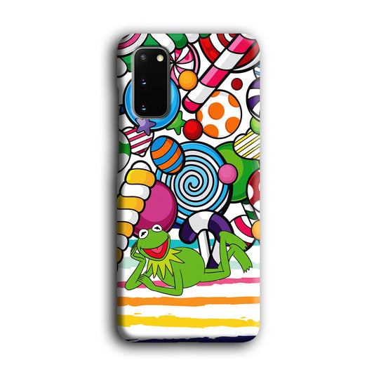Kermit Frog Candy Time Samsung Galaxy S20 3D Case
