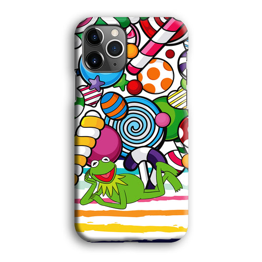 Kermit Frog Candy Time iPhone 12 Pro 3D Case