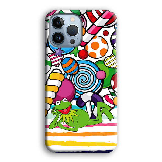 Kermit Frog Candy Time iPhone 13 Pro 3D Case