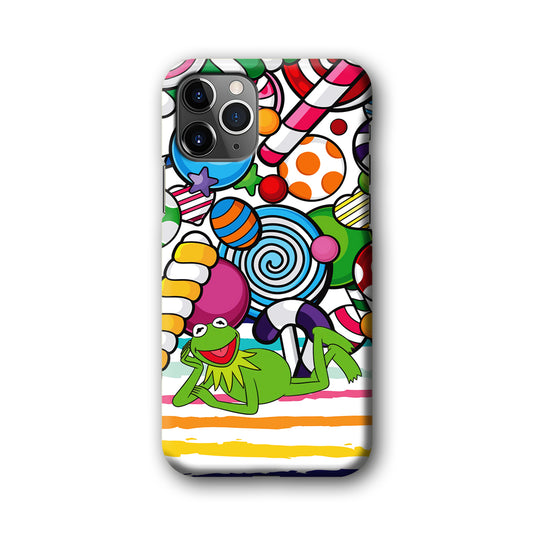 Kermit Frog Candy Time iPhone 11 Pro Max 3D Case