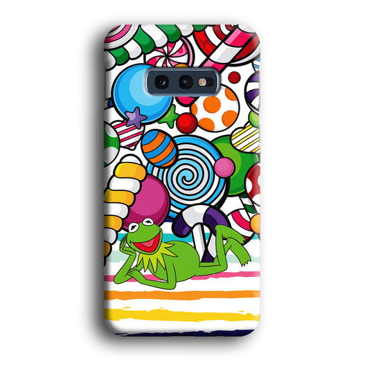 Kermit Frog Candy Time Samsung Galaxy S10E 3D Case