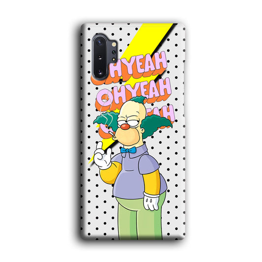 Krusty Clown Oh Yeah Samsung Galaxy Note 10 Plus 3D Case