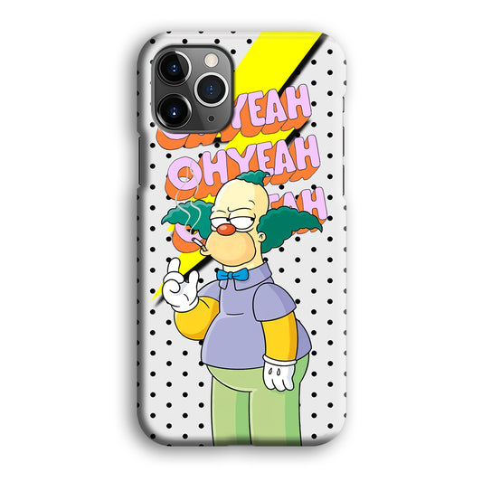 Krusty Clown Oh Yeah iPhone 12 Pro 3D Case