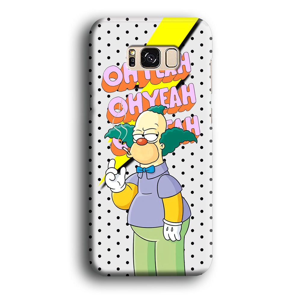 Krusty Clown Oh Yeah Samsung Galaxy S8 Plus 3D Case