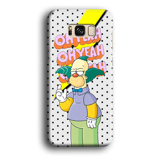 Krusty Clown Oh Yeah Samsung Galaxy S8 Plus 3D Case