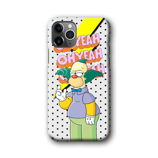 Krusty Clown Oh Yeah iPhone 11 Pro Max 3D Case