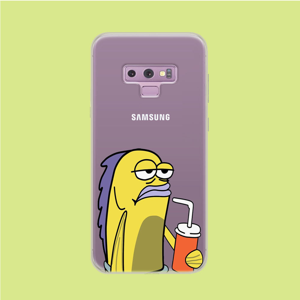Krusty Krab Customer Samsung Galaxy Note 9 Clear Case