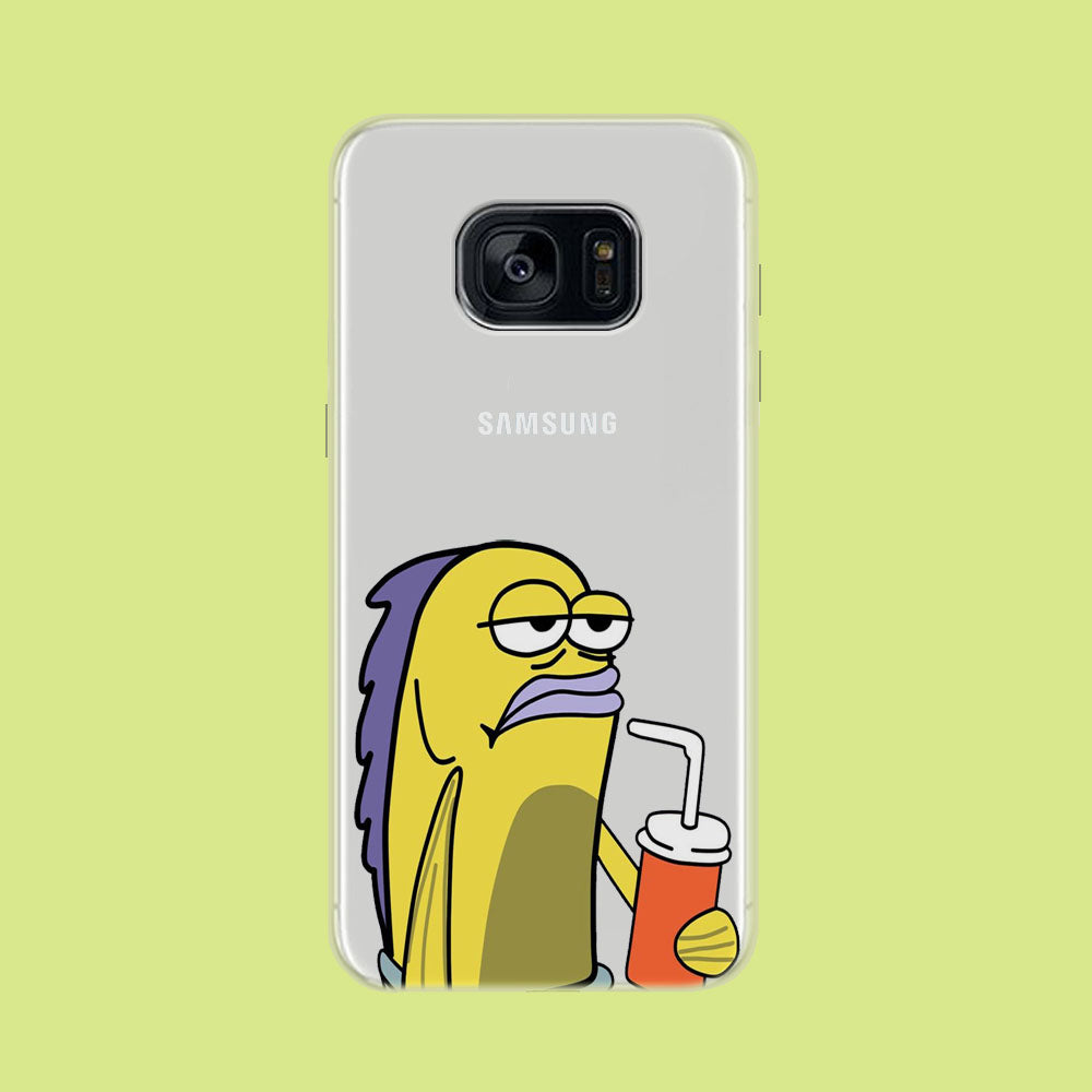 Krusty Krab Customer Samsung Galaxy S7 Clear Case