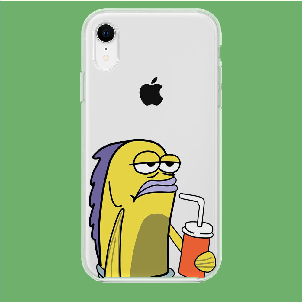 Krusty Krab Customer iPhone XR Clear Case