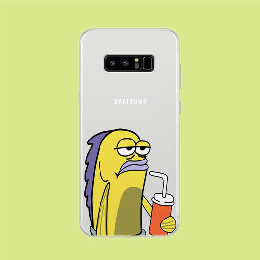 Krusty Krab Customer Samsung Galaxy Note 8 Clear Case