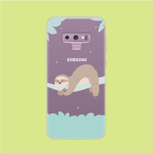 Lazy Slow Loris Samsung Galaxy Note 9 Clear Case
