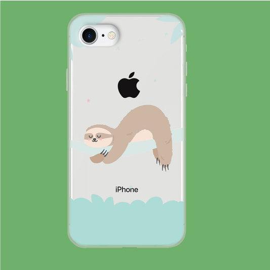 Lazy Slow Loris iPhone 8 Clear Case