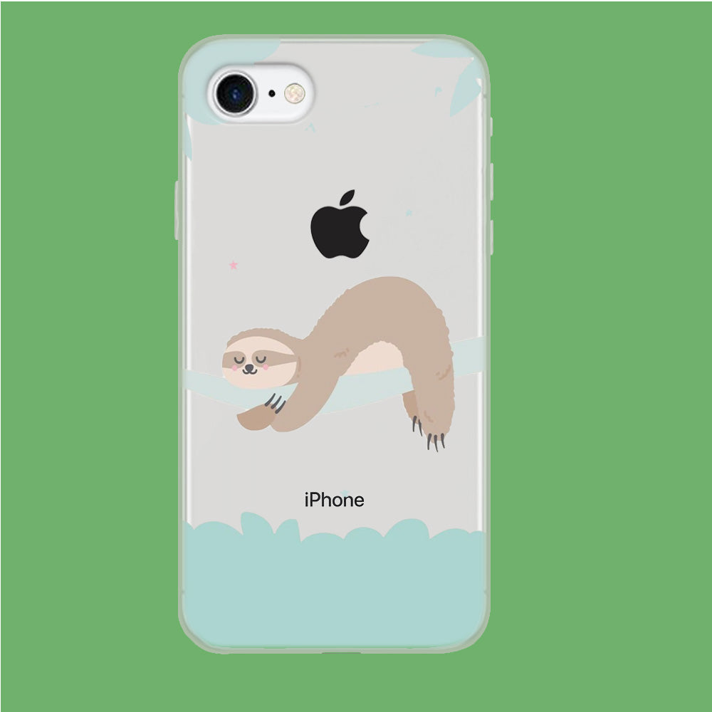Lazy Slow Loris iPhone 7 Clear Case