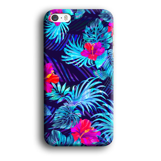 Leaves and Rose Mallow Glowing Season iPhone 5 | 5s 3D Case