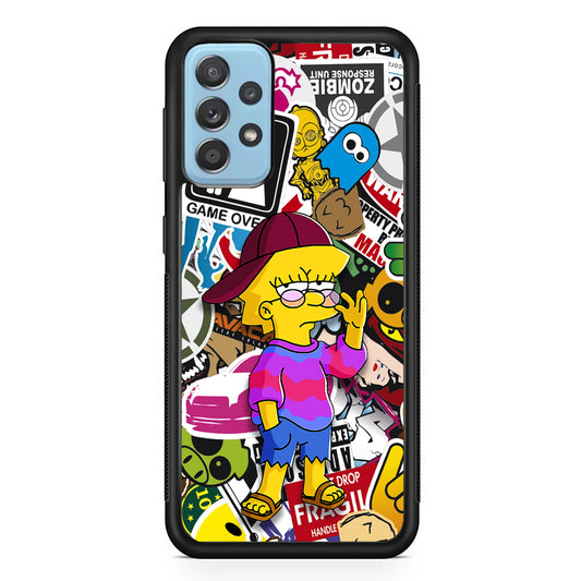Lisa Simpson Relax and Grown-Up Samsung Galaxy A52 Case