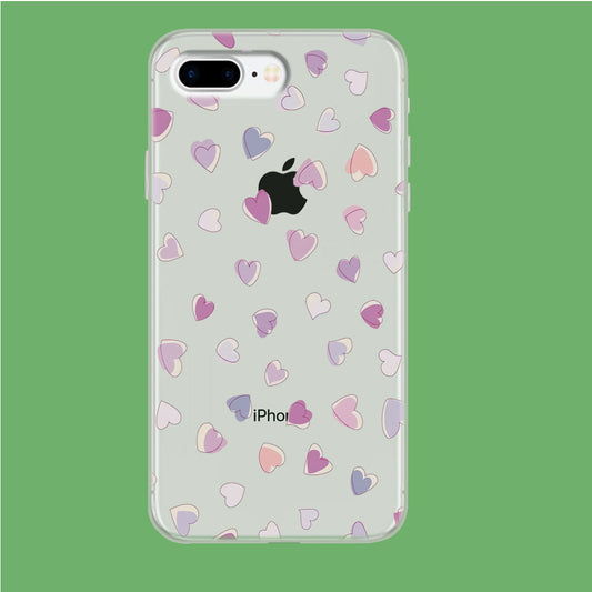 Little Sketch Great Love iPhone 8 Plus Clear Case