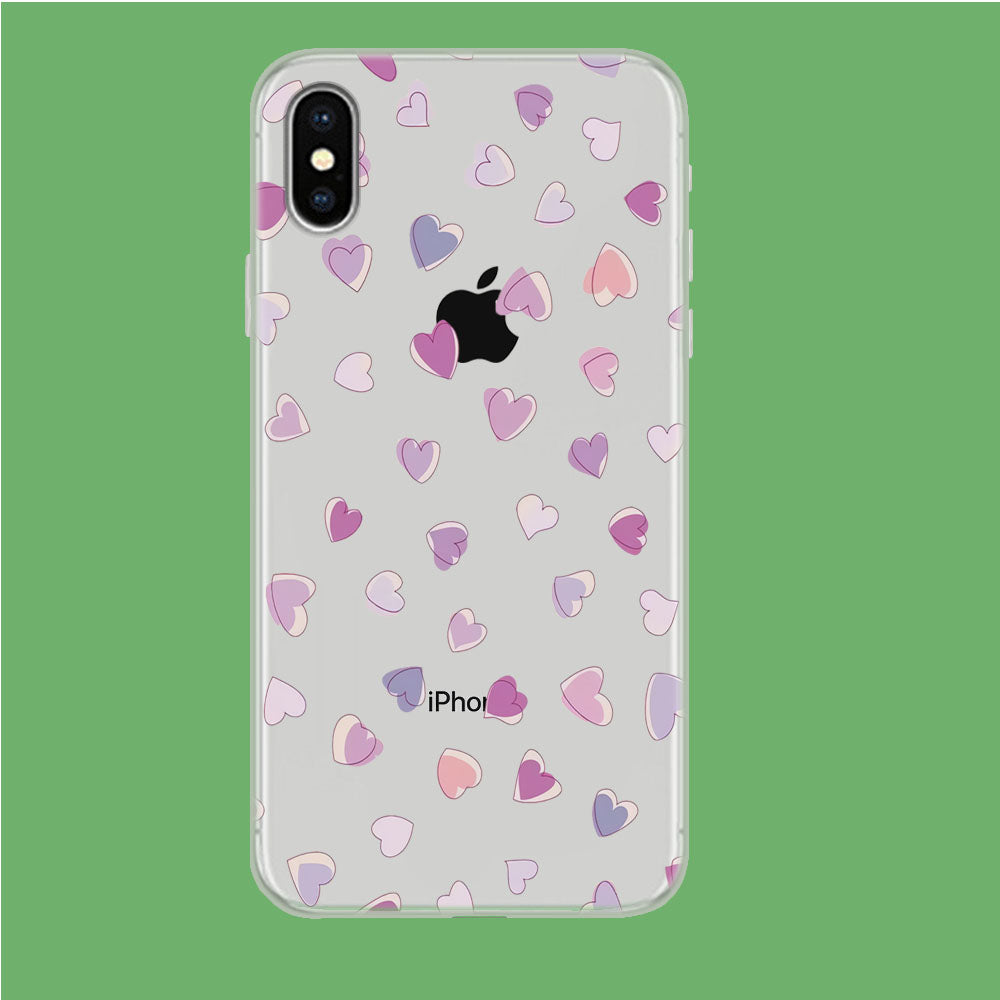 Little Sketch Great Love iPhone X Clear Case