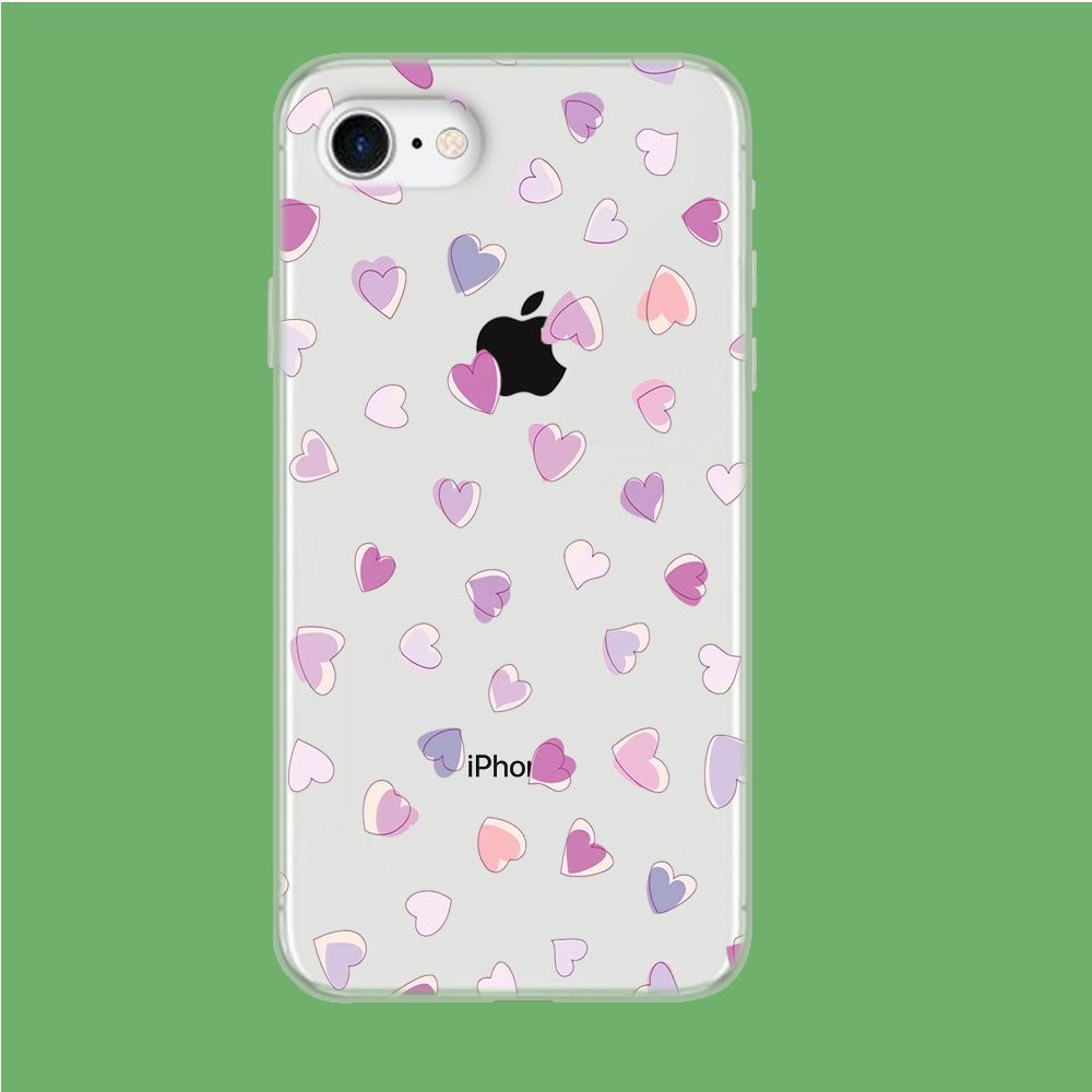 Little Sketch Great Love iPhone 8 Clear Case