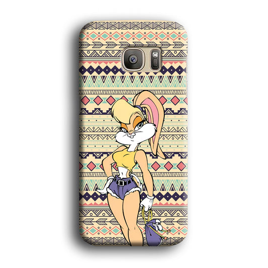 Lola Bunny at Art Style Samsung Galaxy S7 Edge 3D Case
