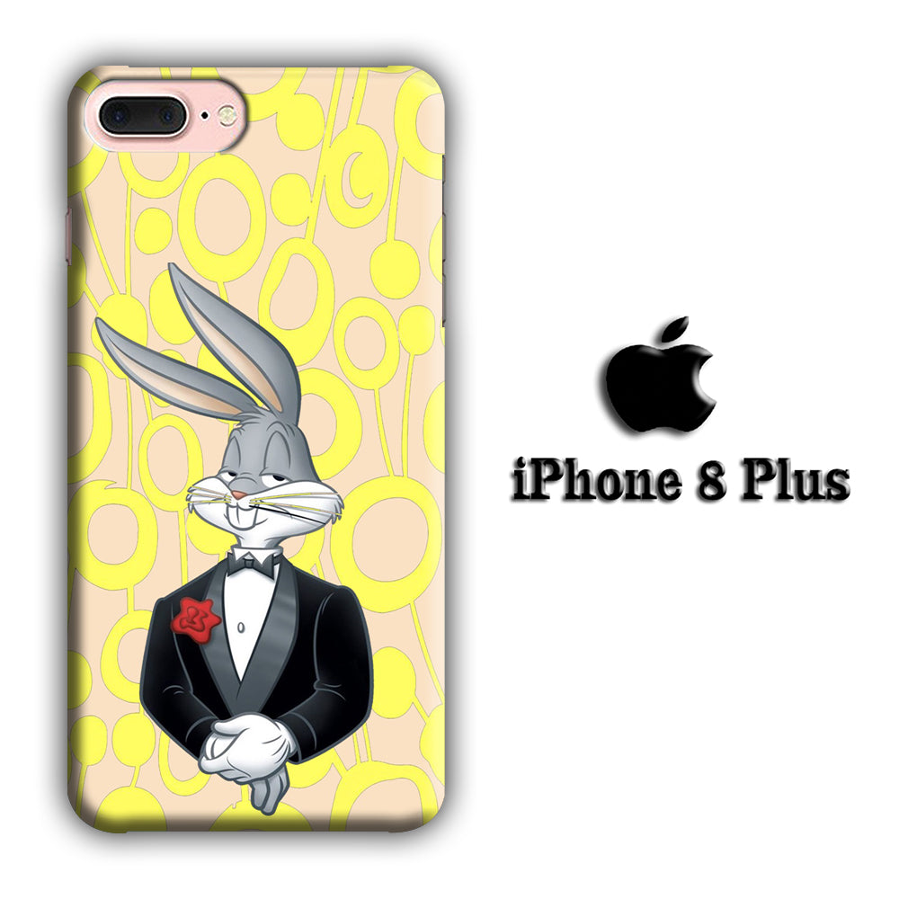 Looney Tunes Bugs Bunny Godfather iPhone 8 Plus 3D Case
