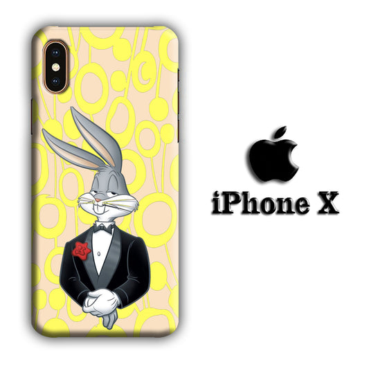Looney Tunes Bugs Bunny Godfather iPhone X 3D Case