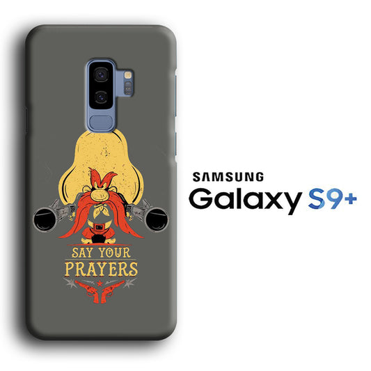 Looney Tunes Yosemite Sam Shoot Samsung Galaxy S9 Plus 3D Case