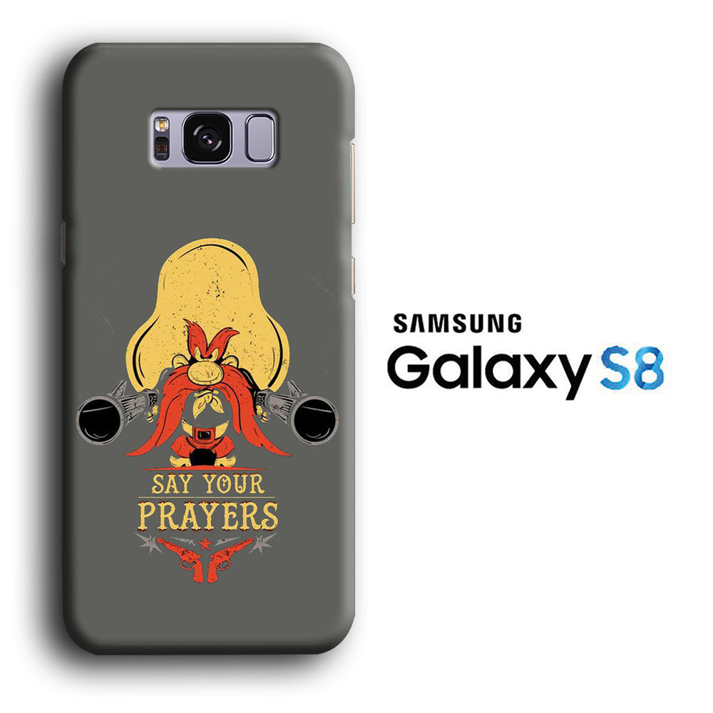Looney Tunes Yosemite Sam Shoot Samsung Galaxy S8 3D Case