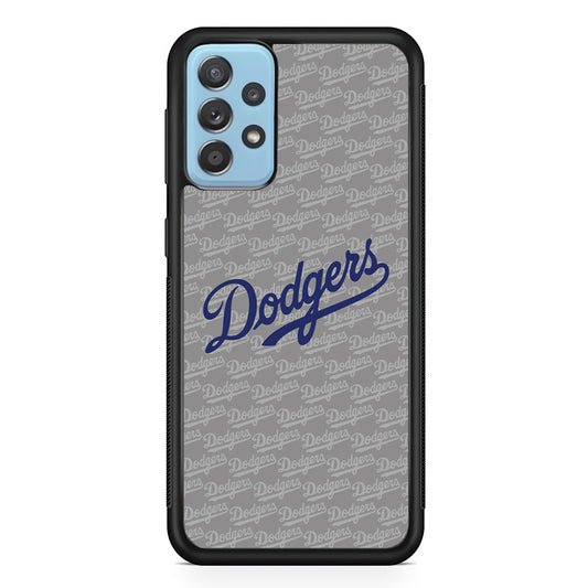Los Angeles Dodgers Grey Patern Word Samsung Galaxy A52 Case