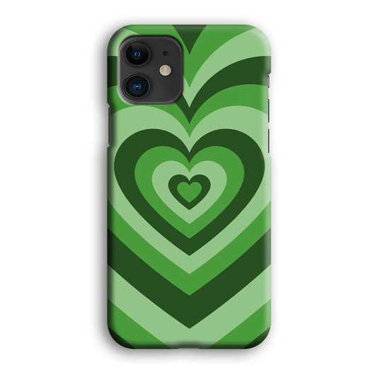 Love Wave Green iPhone 12 3D Case