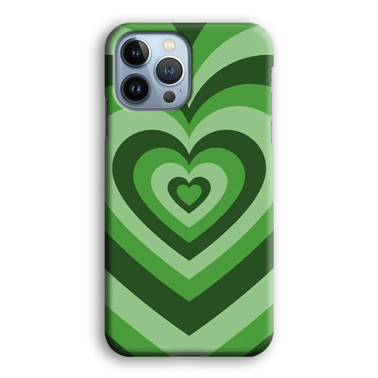 Love Wave Green iPhone 13 Pro 3D Case