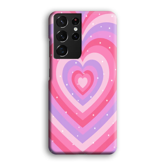 Love Wave Pink Samsung Galaxy S21 Ultra 3D Case