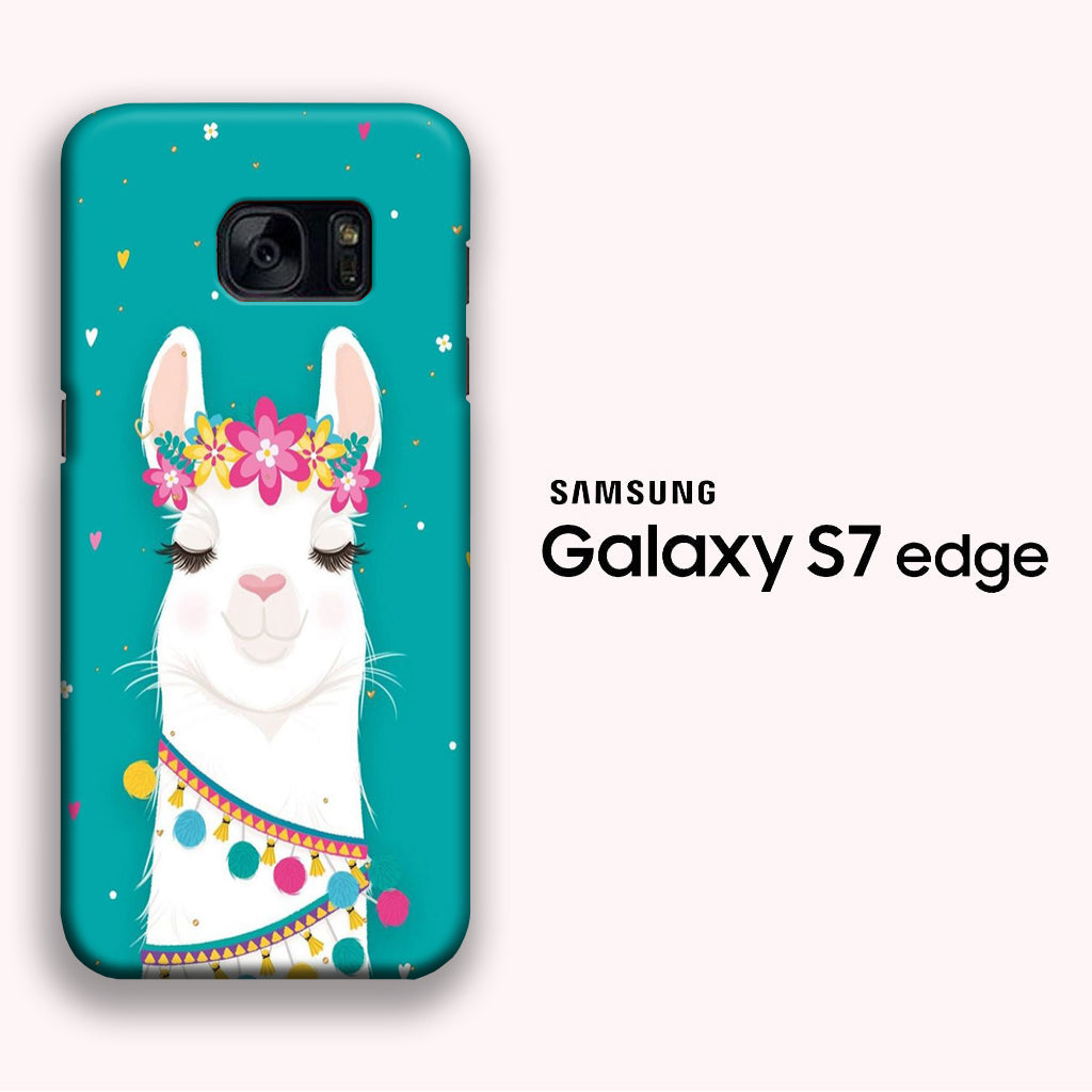 Love Ilama Samsung Galaxy S7 Edge 3D Case