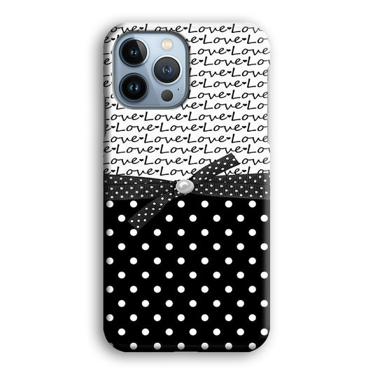 Love in Word iPhone 13 Pro 3D Case