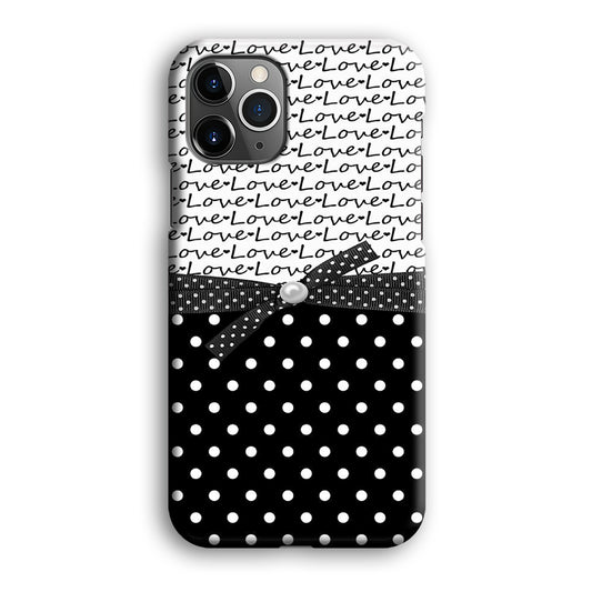 Love in Word iPhone 12 Pro Max 3D Case
