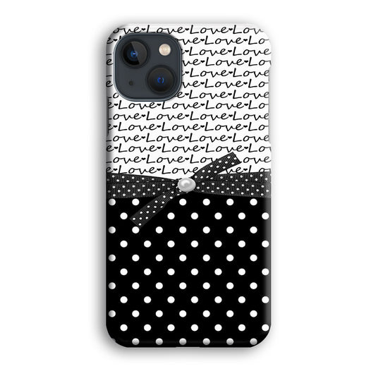 Love in Word iPhone 13 3D Case