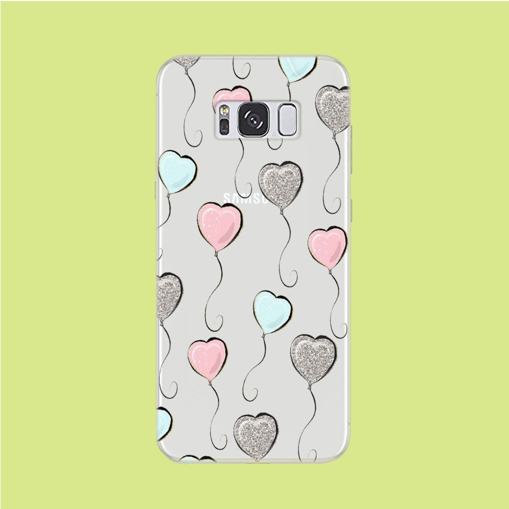 Loving With Ballon Samsung Galaxy S8 Clear Case
