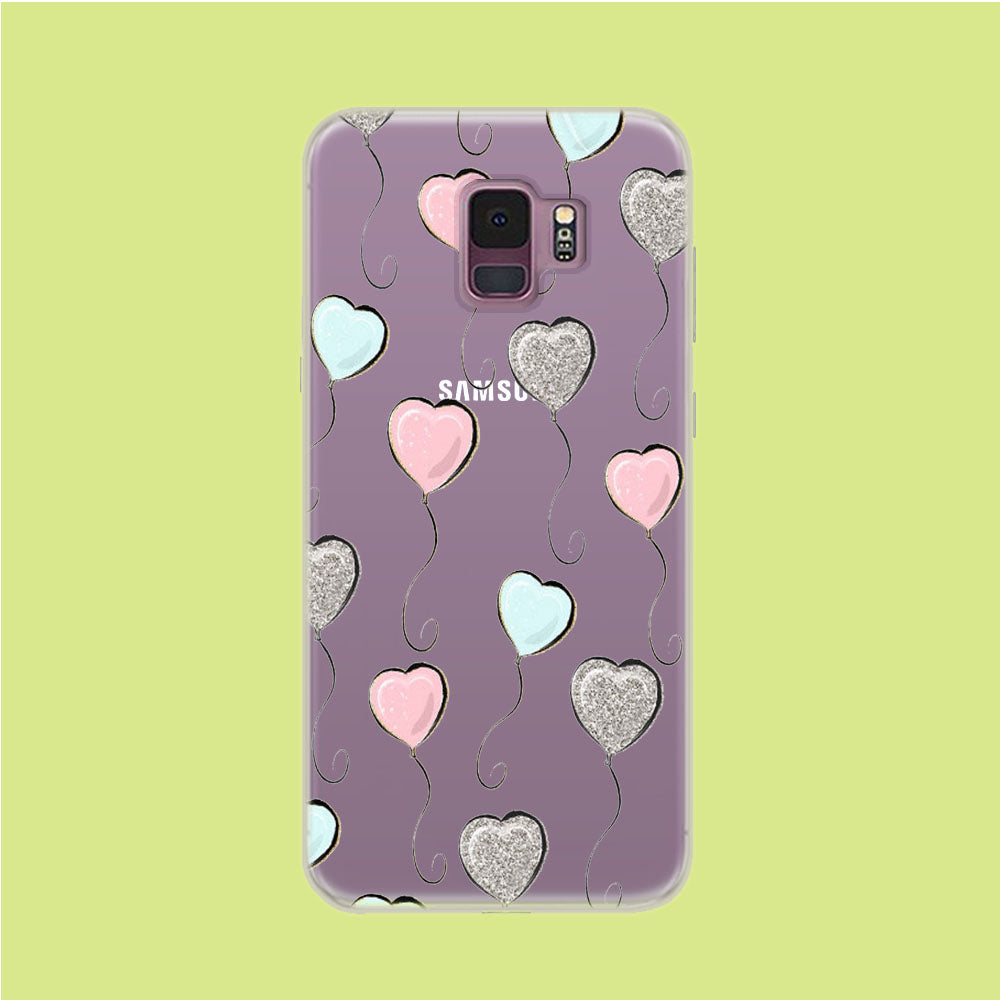 Loving With Ballon Samsung Galaxy S9 Clear Case