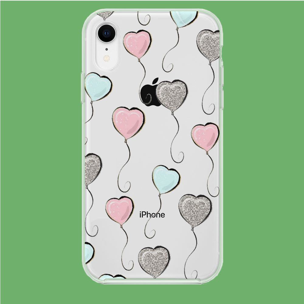 Loving With Ballon iPhone XR Clear Case