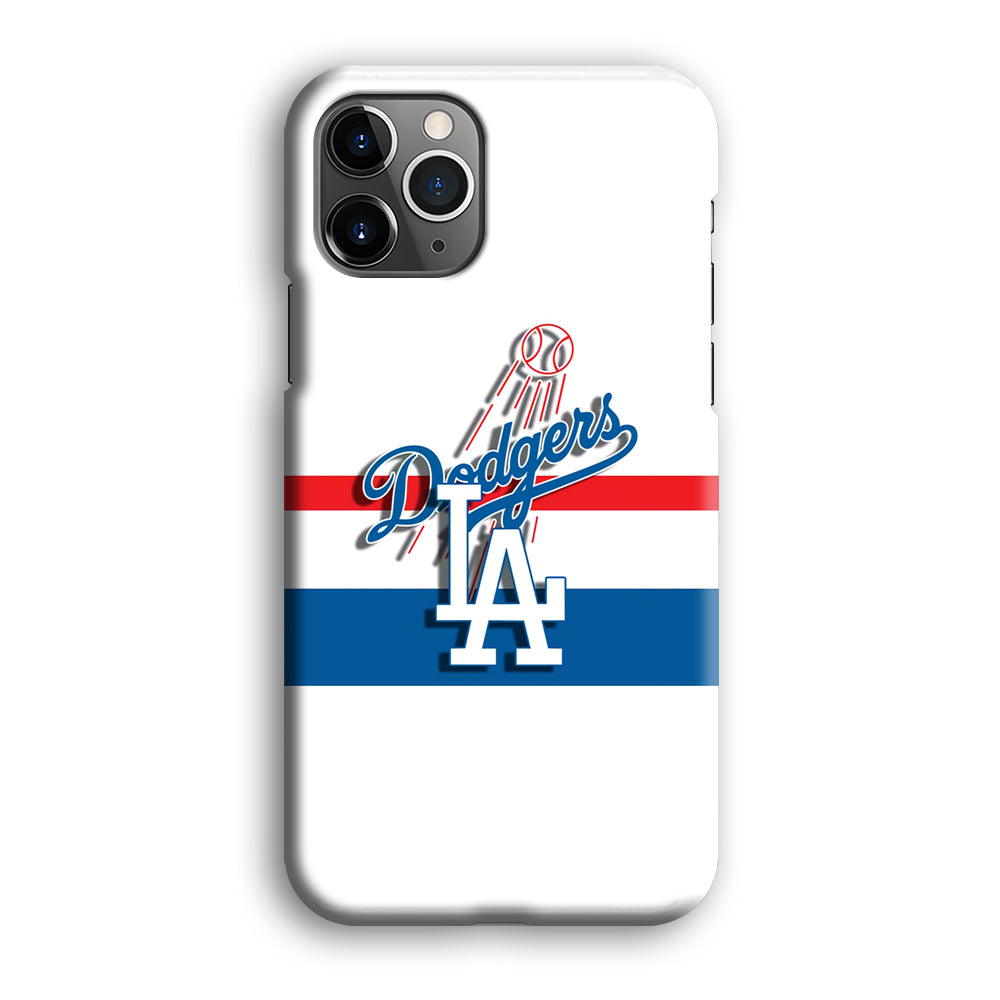 MLB Los Angeles Dodgers White Jersey iPhone 12 Pro 3D Case