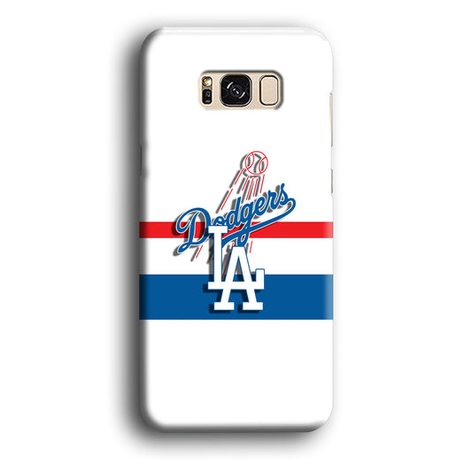 MLB Los Angeles Dodgers White Jersey Samsung Galaxy S8 3D Case