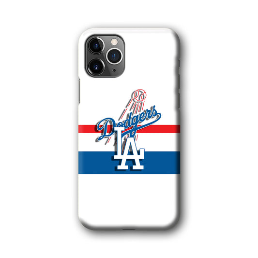 MLB Los Angeles Dodgers White Jersey iPhone 11 Pro Max 3D Case