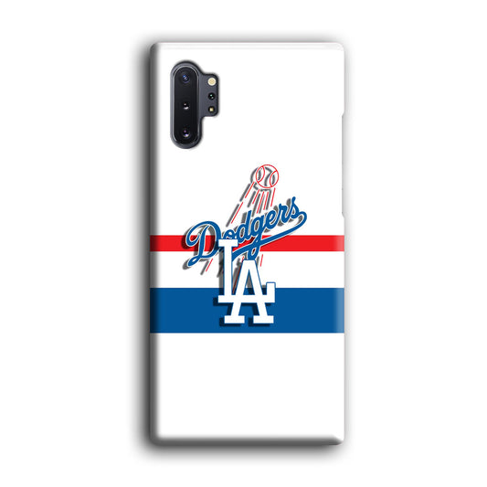 MLB Los Angeles Dodgers White Jersey Samsung Galaxy Note 10 Plus 3D Case
